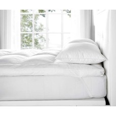 Euroquilt Extra 30% Fill Goose Feather & Down Mattress Toppers 